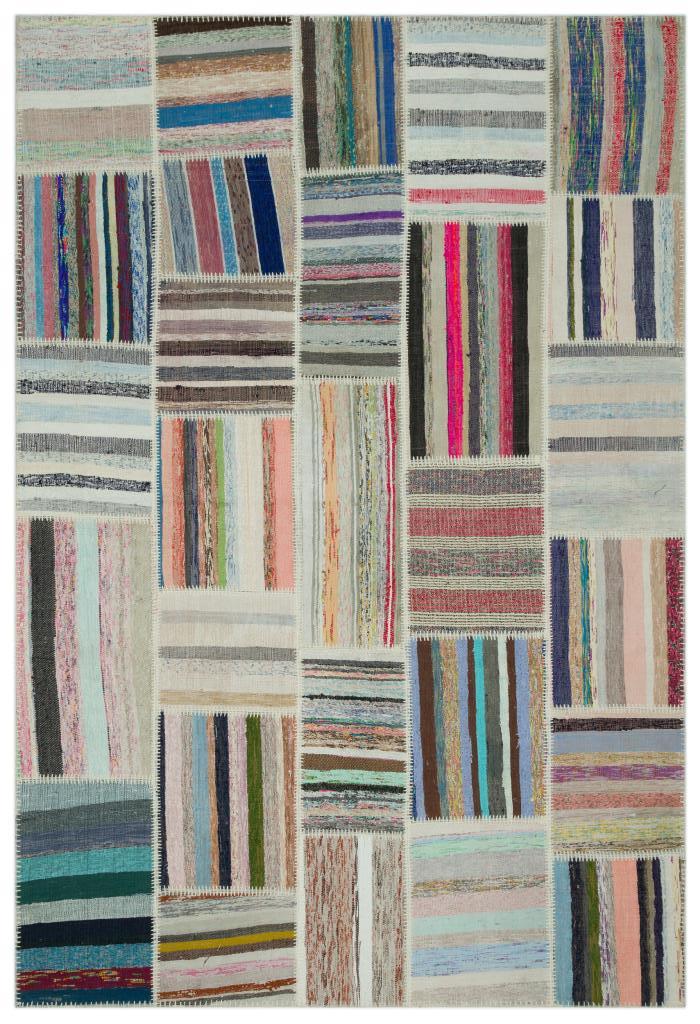 Apex Kilim Patchwork Unique Striped 22397 190 x 280 cm