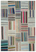 Apex Kilim Patchwork Unique Striped 22397 190 x 280 cm