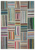 Apex Kilim Patchwork Unique Striped 22400 190 x 275 cm