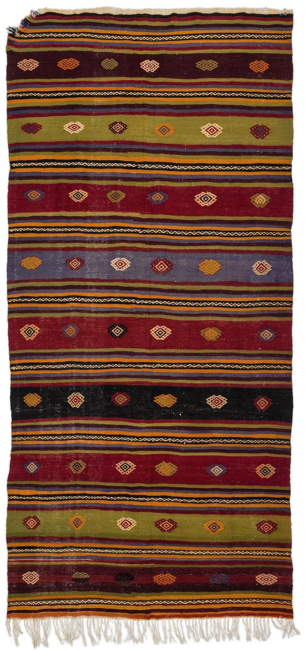 Apex Kilim Striped 0876 153 cm X 323 cm