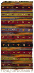 Apex Kilim Striped 0876 153 cm X 323 cm