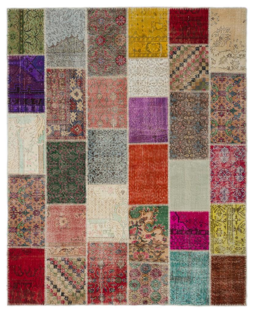 Apex Patchwork Carpet Naturel 20373 247 x 308 cm
