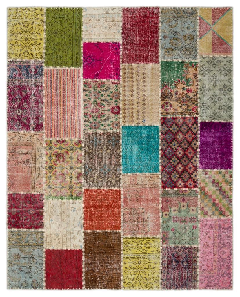 Apex Patchwork Carpet Naturel 20377 247 x 306 cm