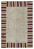 Apex Patchwork Carpet Naturel 21736 187 x 278 cm