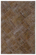 Apex Patchwork Unique Brown 25102 120 x 180 cm