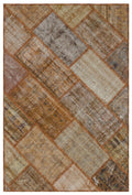 Apex patchwork unique brown 31141 120 x 180 cm
