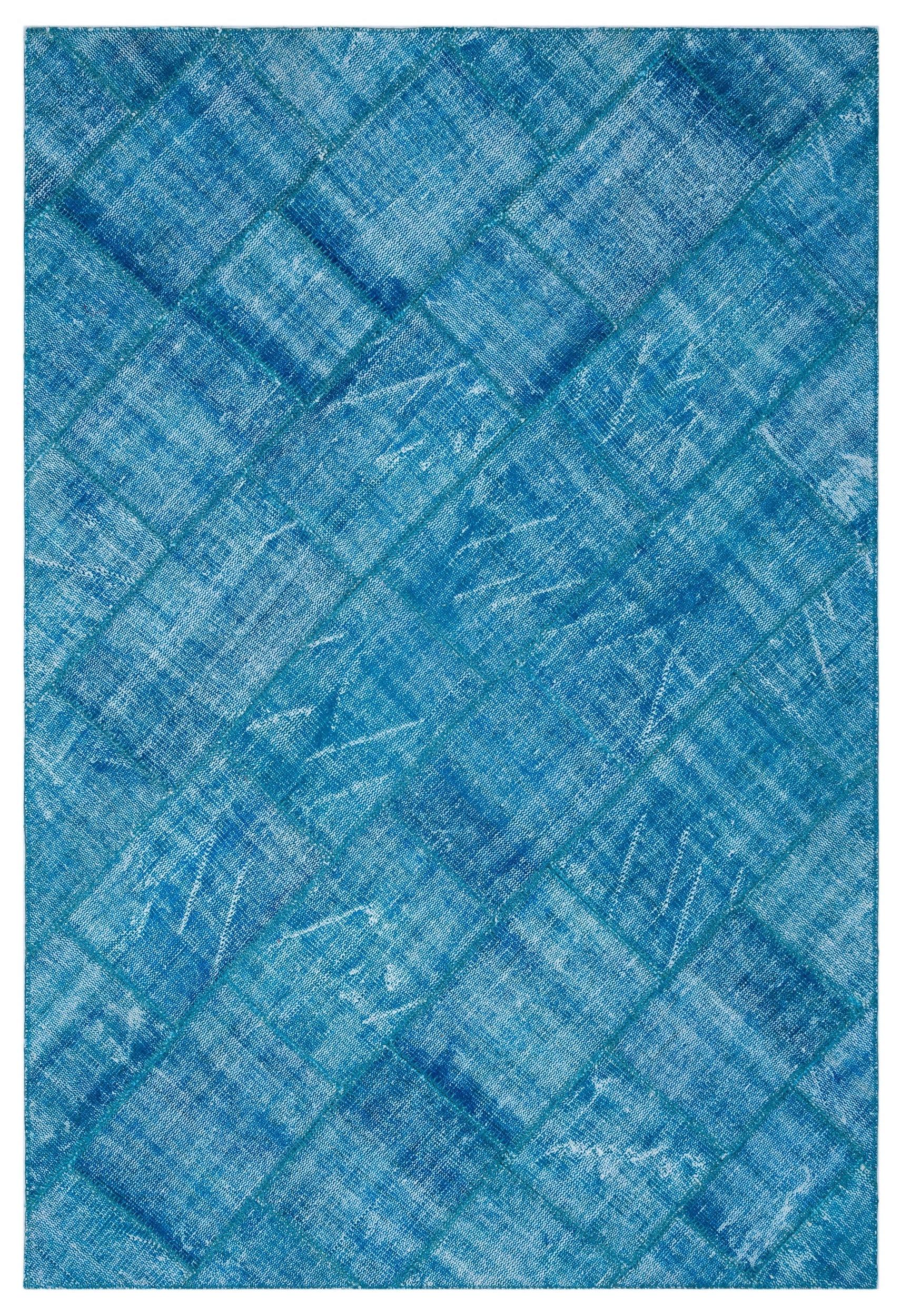 Apex Patchwork Unique Blue 26364 160 cm x 230 cm