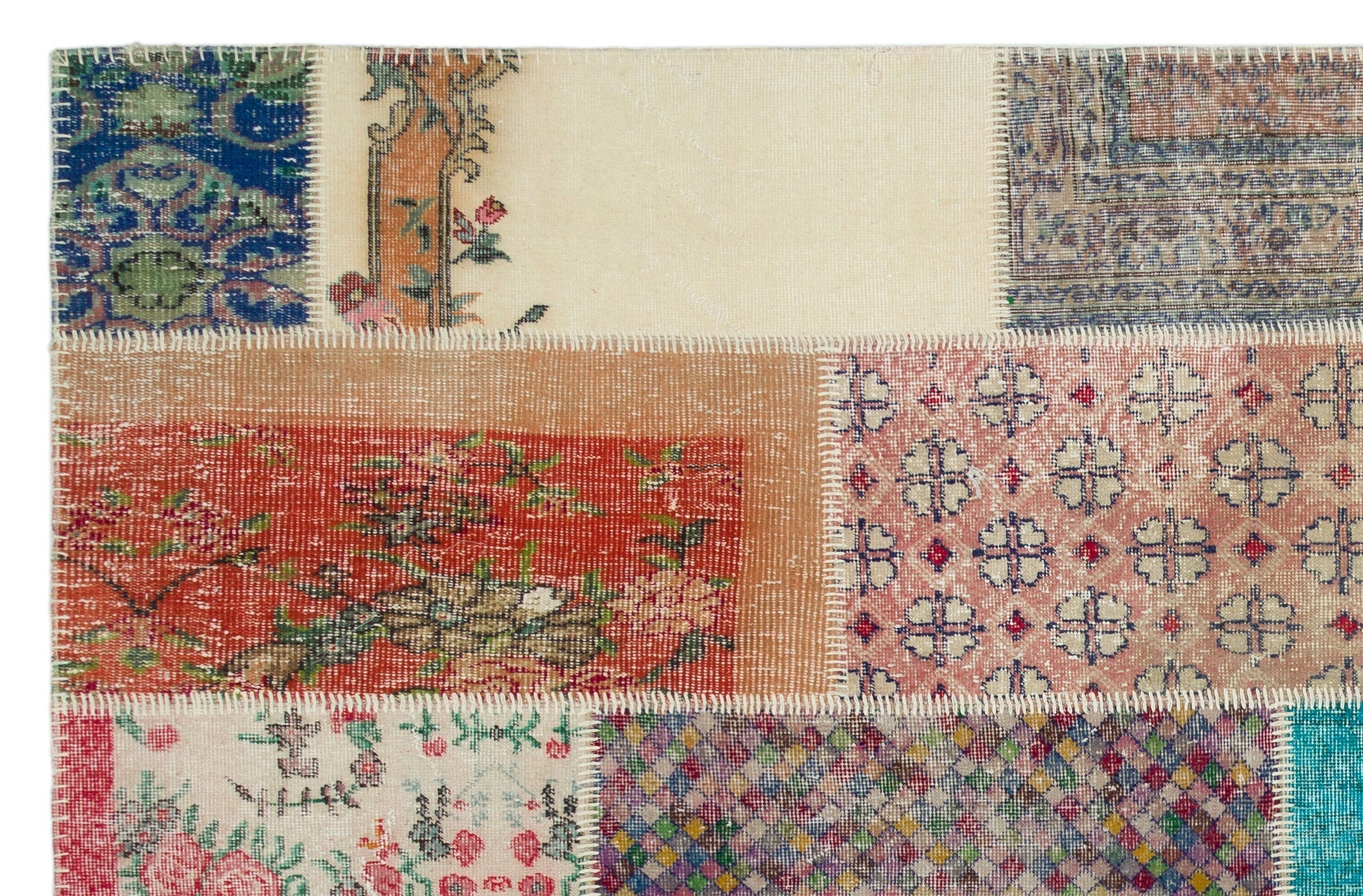 Apex Patchwork Unique Multi Natural 20458 199 cm X 303 cm