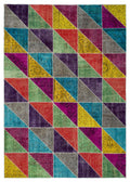 Apex Patchwork Unique Multi Natural 20486 203 cm X 287 cm