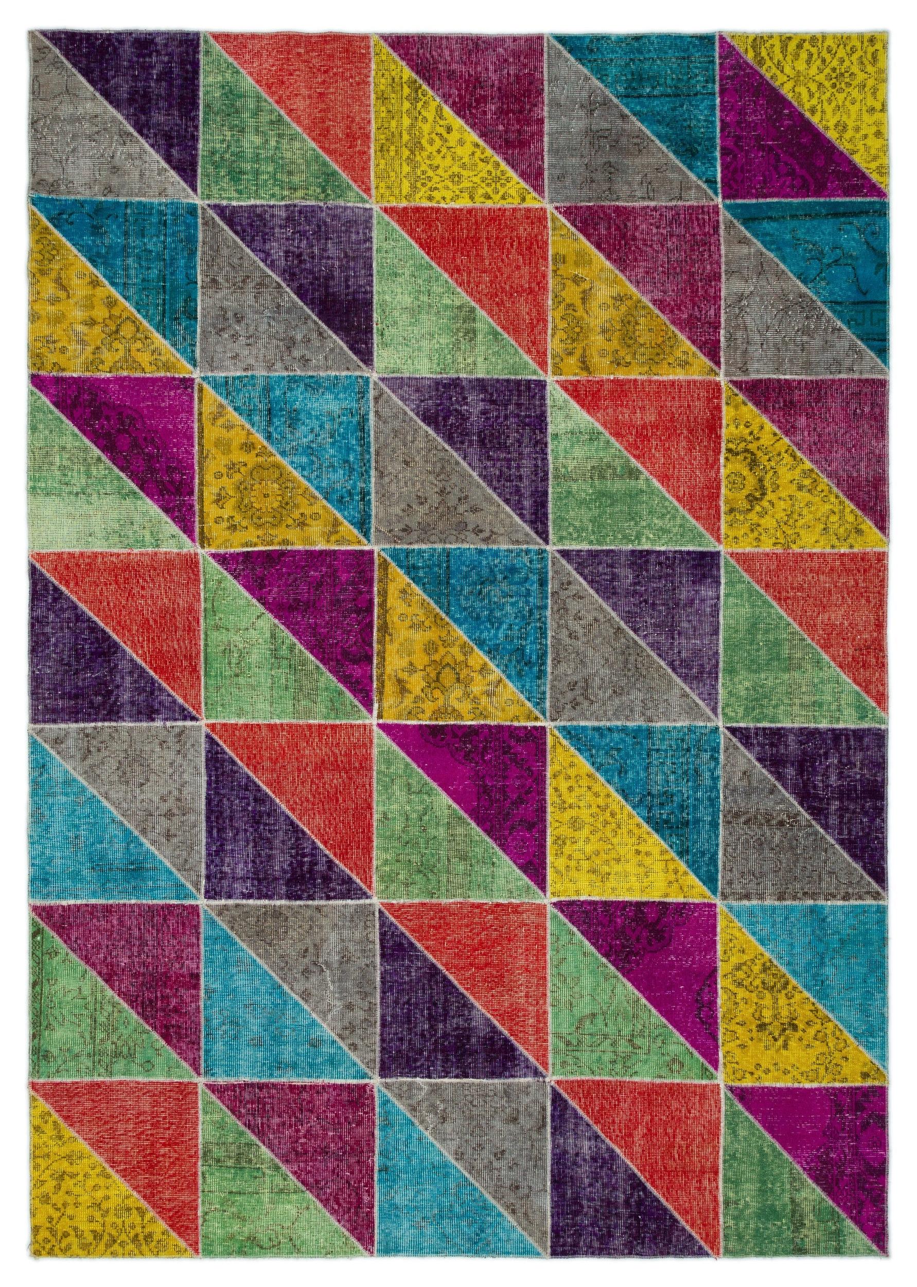 Apex Patchwork Unique Multi Natural 20486 203 cm X 287 cm