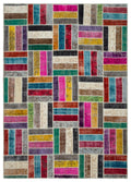 Apex Patchwork Unique Multi Naturel 21049 202 x 281 cm