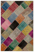 Apex Patchwork Unique Multi Natural 21477 162 cm X 238 cm