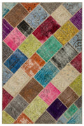 Apex Patchwork Unique Multi Naturel 21606 160 x 233 cm