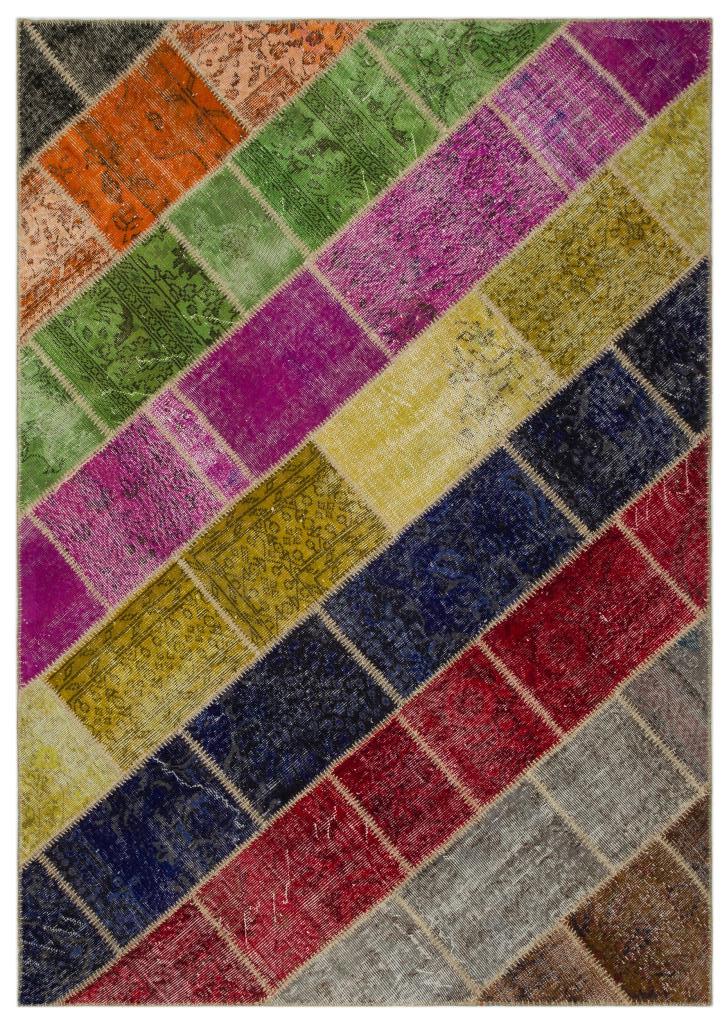 Apex Patchwork Unique Multi Naturel 21634 160 x 233 cm
