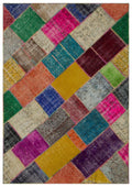 Apex Patchwork Unique Multi Natural 21636 160 cm x 233 cm