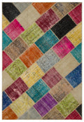 Apex Patchwork Unique Multi Naturel 21649 160 x 233 cm