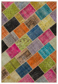 Apex Patchwork Unique Multi Naturel 21659 160 x 233 cm