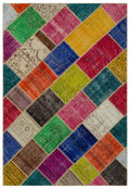 Apex Patchwork Unique Multi Naturel 21662 160 x 233 cm