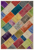 Apex Patchwork Unique Multi Naturel 22044 160 x 230 cm