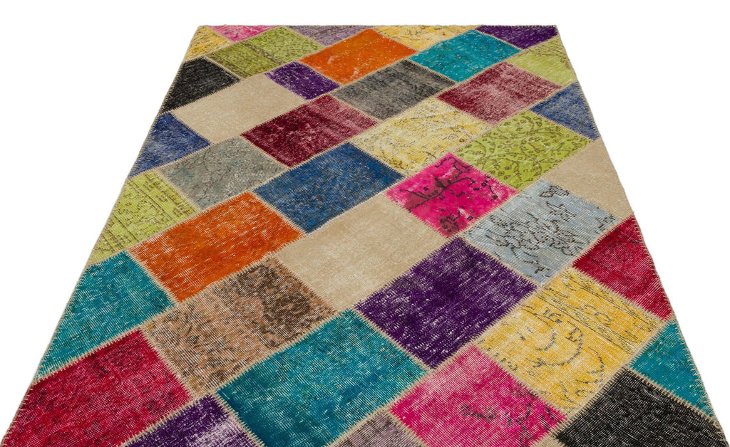 Apex Patchwork Unique Multi Natural 22077 160 cm X 230 cm