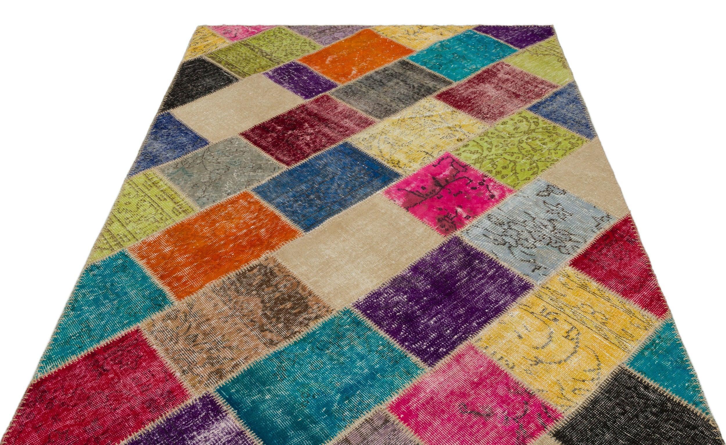 Apex Patchwork Unique Multi Natural 22077 160 cm X 230 cm