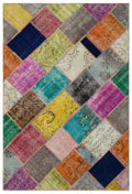 Apex Patchwork Unique Multi Naturel 22079 160 x 230 cm