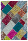 Apex Patchwork Unique Multi Natural 22165 120 cm X 180 cm