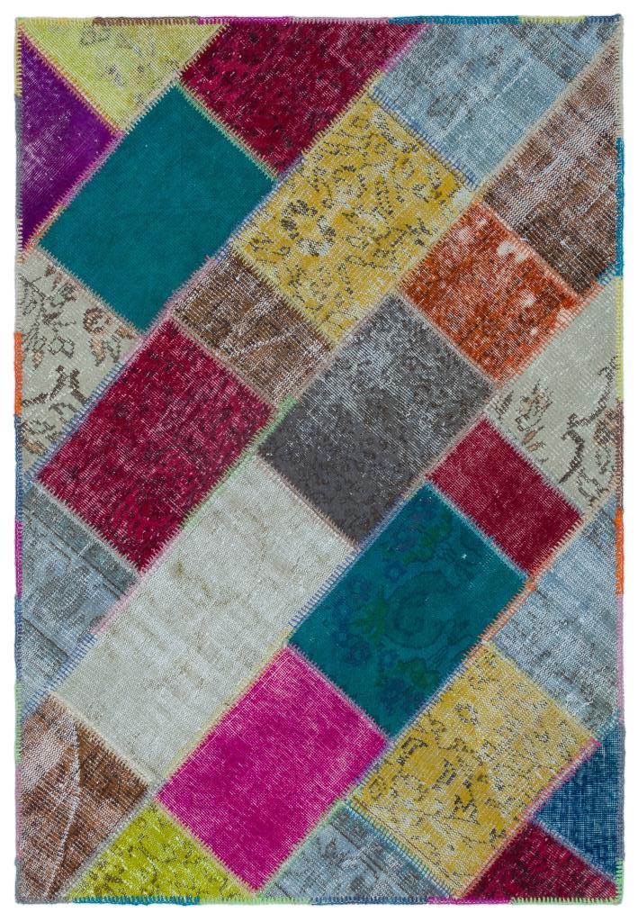 Apex Patchwork Unique Multi Natural 22165 120 cm X 180 cm