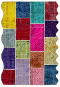 Apex Patchwork Unique Multi Naturel 24815 160 x 230 cm