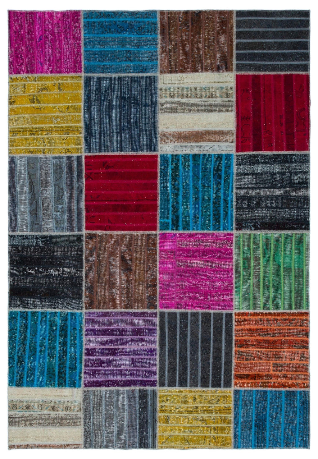Apex Patchwork Unique Multi Natural 24910 160 cm x 230 cm