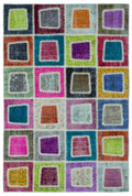 Apex Patchwork Unique Multi Naturel 25037 160 x 240 cm