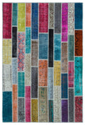 Apex Patchwork Unique Multi Naturel 25223 157 x 230 cm