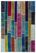 Apex Patchwork Unique Multi Naturel 25227 155 x 233 cm