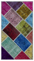 Apex Patchwork Unique Multi Naturel 25978 80 x 150 cm