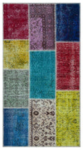 Apex Patchwork Unique Multi Naturel 26216 80 x 150 cm
