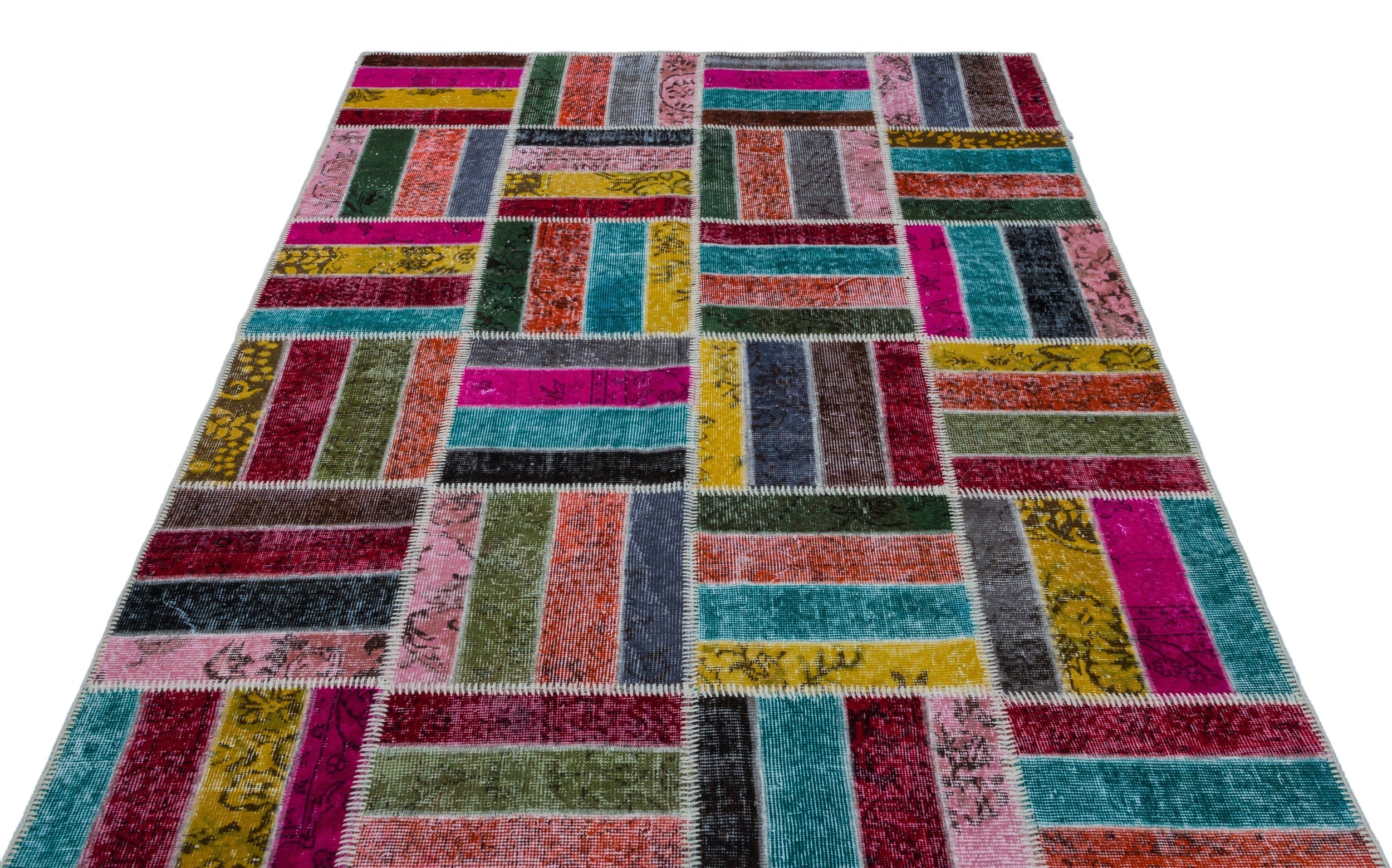 Apex Patchwork Unique Multi Natural 26478 160 cm X 247 cm