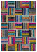 Apex Patchwork Unique Multi Natural 31316 200 cm X 280 cm