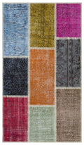Apex Patchwork Unique Multi Naturel 31379 80 x 150 cm