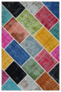 Apex Patchwork Unique Multi Naturel 33174 120 x 180 cm