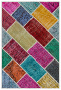Apex Patchwork Unique Multi Naturel 33177 120 x 180 cm