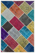Apex Patchwork Unique Multi Naturel 33203 120 x 186 cm