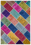 Apex Patchwork Unique Multi Naturel 33236 160 x 230 cm