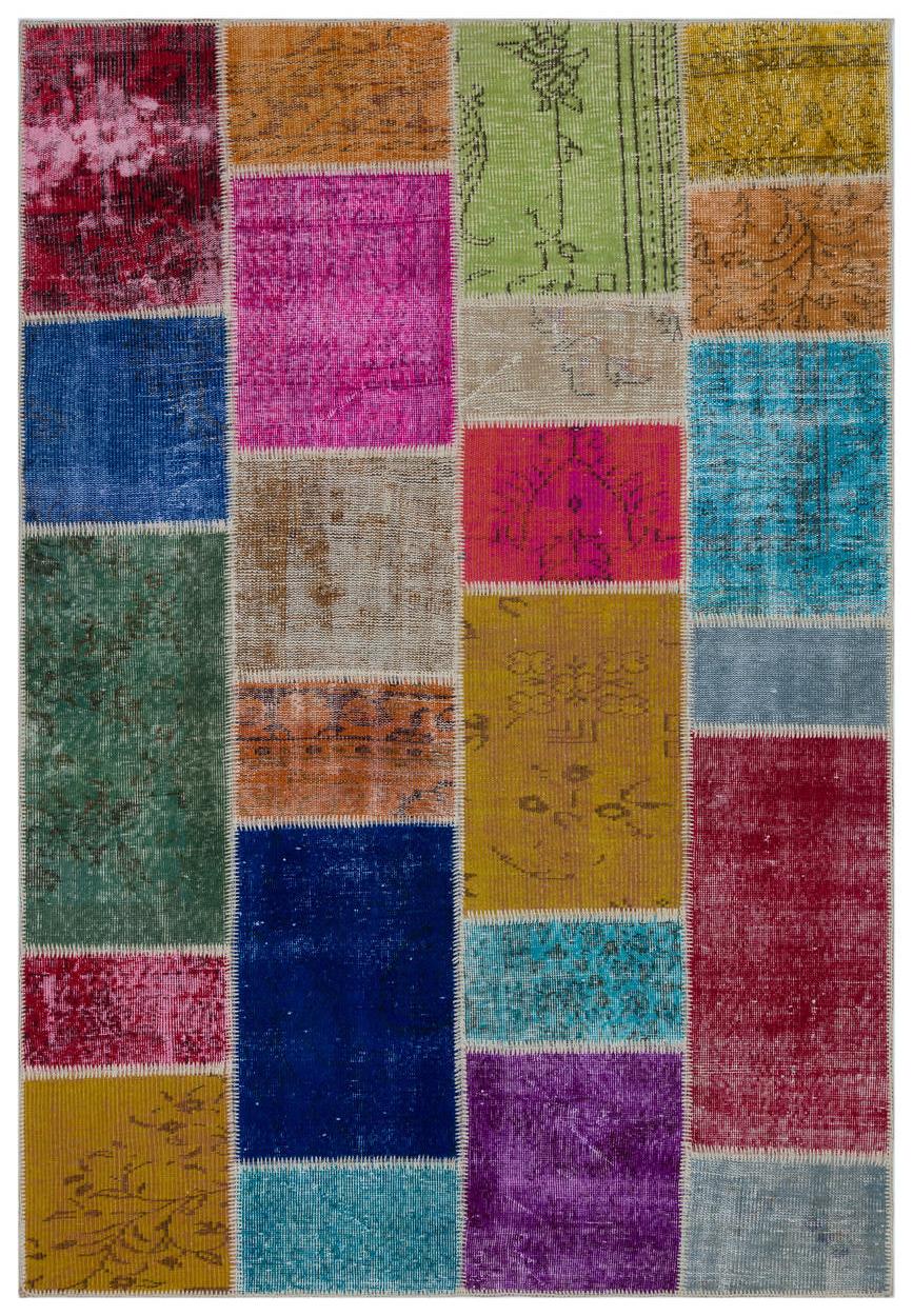 Apex Patchwork Unique Multi Natural 33246 160 cm x 230 cm