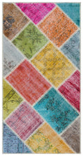 Apex Patchwork Unique Multi Naturel 33311 80 x 150 cm