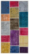 Apex Patchwork Unique Multi Naturel 33312 80 x 150 cm