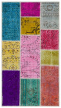 Apex Patchwork Unique Multi Naturel 33314 80 x 150 cm