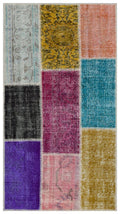 Apex Patchwork Unique Multi Naturel 33318 80 x 150 cm