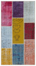 Apex Patchwork Unique Multi Naturel 33323 80 x 150 cm