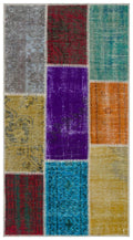 Apex Patchwork Unique Multi Naturel 33324 80 x 150 cm
