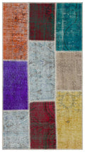 Apex Patchwork Unique Multi Naturel 33342 80 x 150 cm